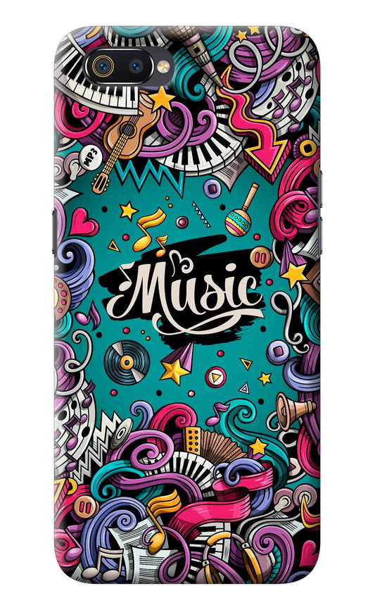 Music Graffiti Realme C2 Back Cover