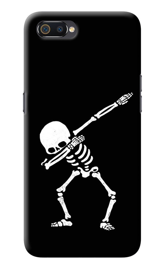 Dabbing Skeleton Art Realme C2 Back Cover
