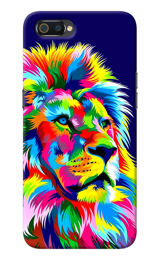 Vector Art Lion Realme C2 Back Cover