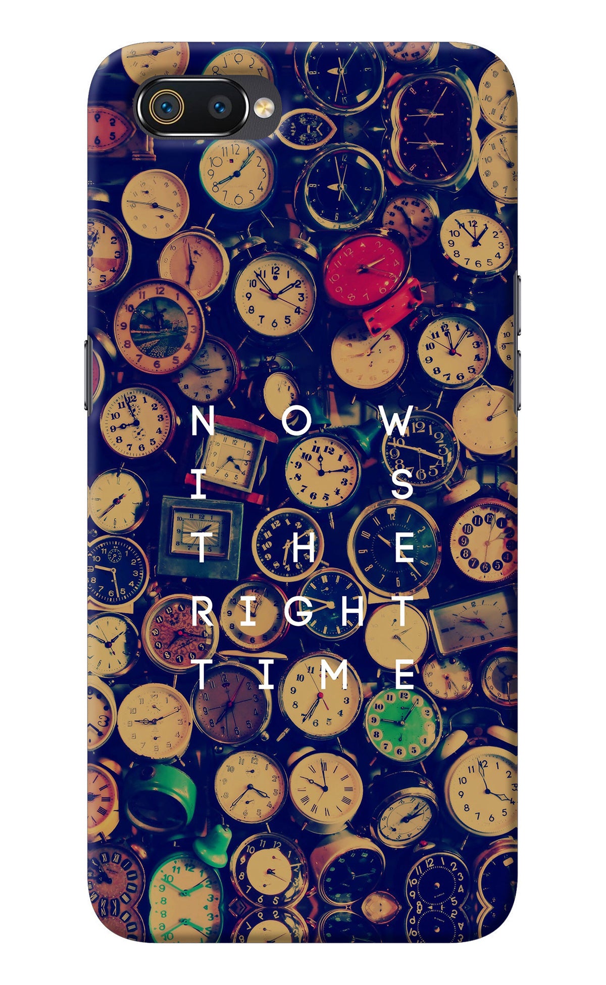 Now is the Right Time Quote Realme C2 Back Cover
