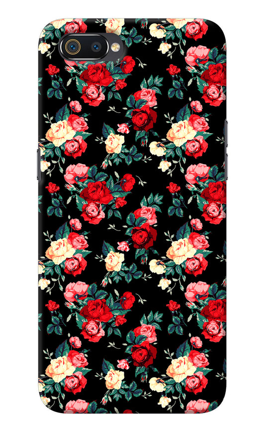 Rose Pattern Realme C2 Back Cover