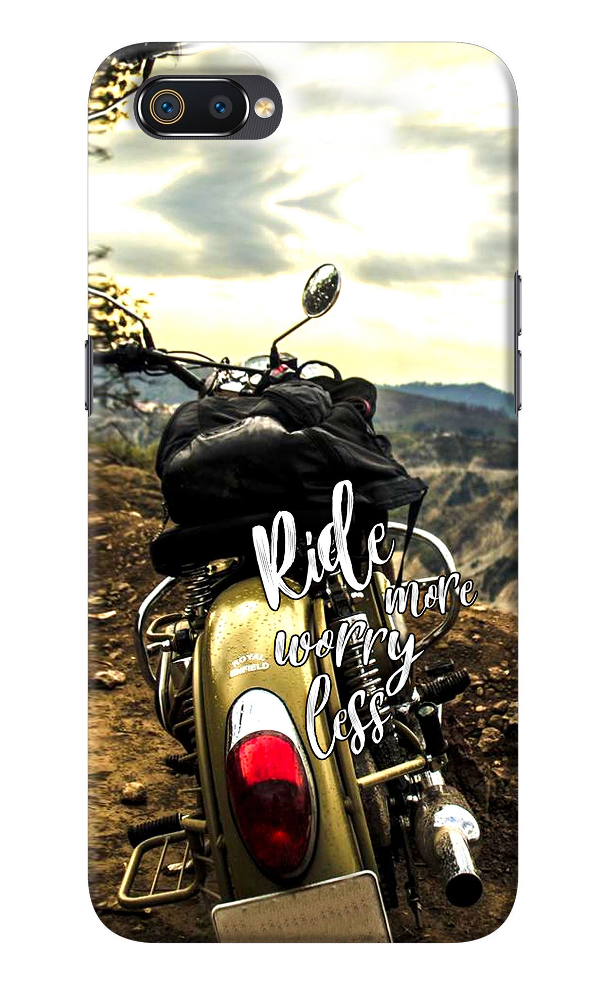 Ride More Worry Less Realme C2 Back Cover