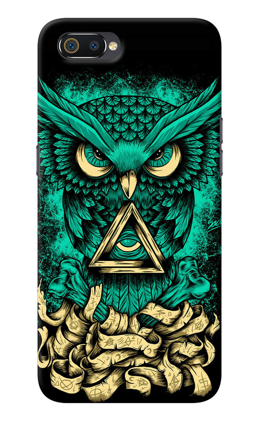 Green Owl Realme C2 Back Cover