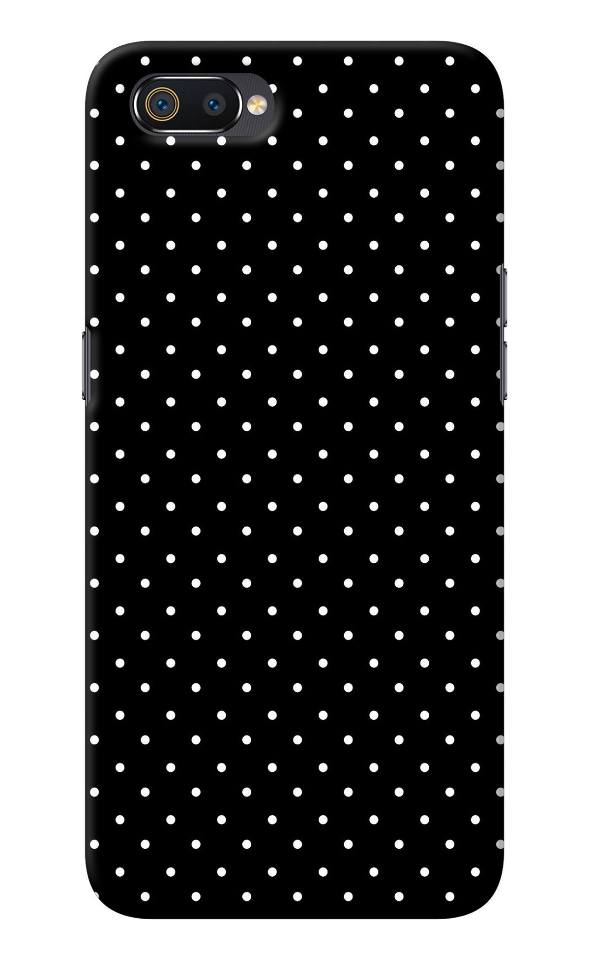 White Dots Realme C2 Back Cover