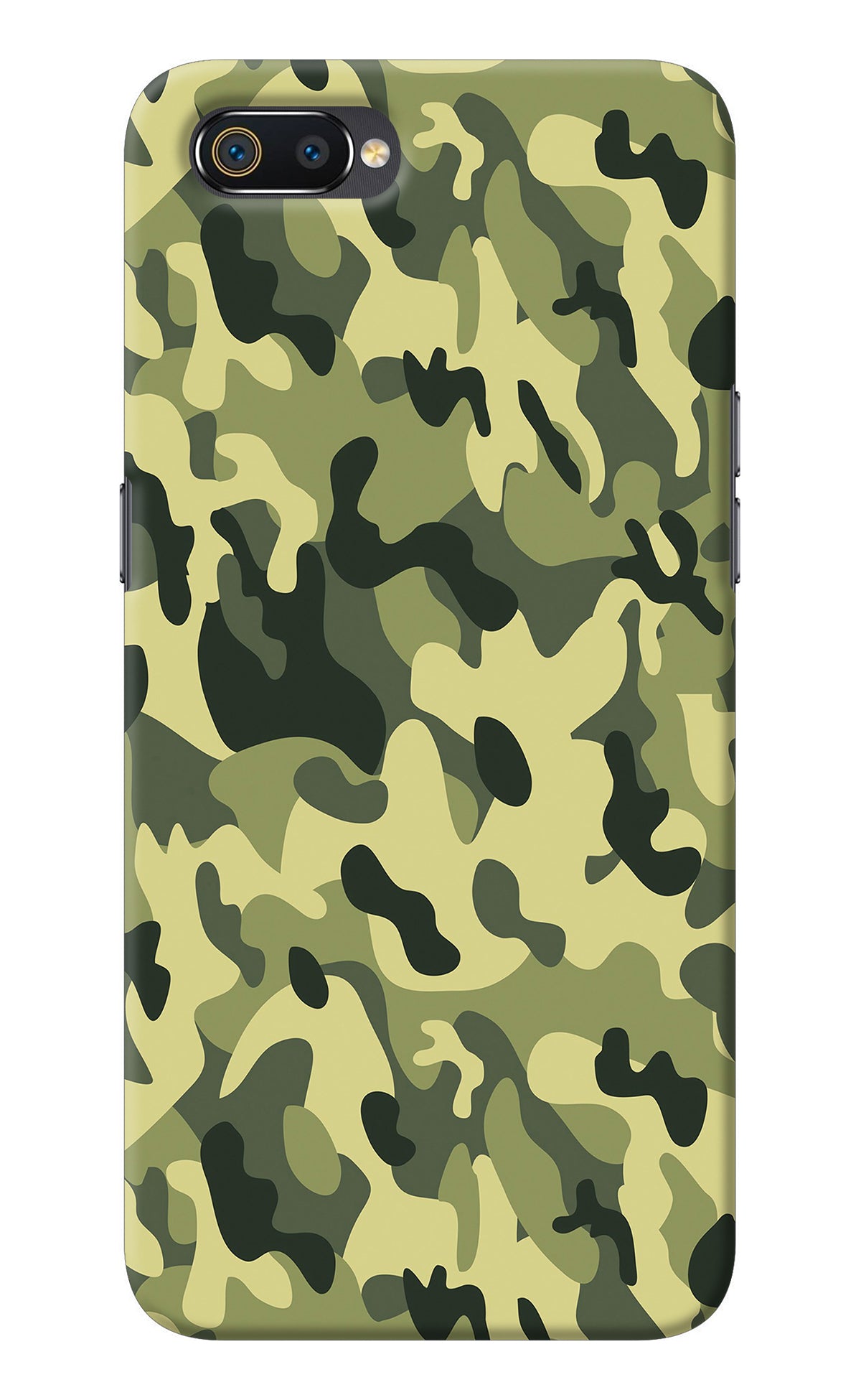 Camouflage Realme C2 Back Cover