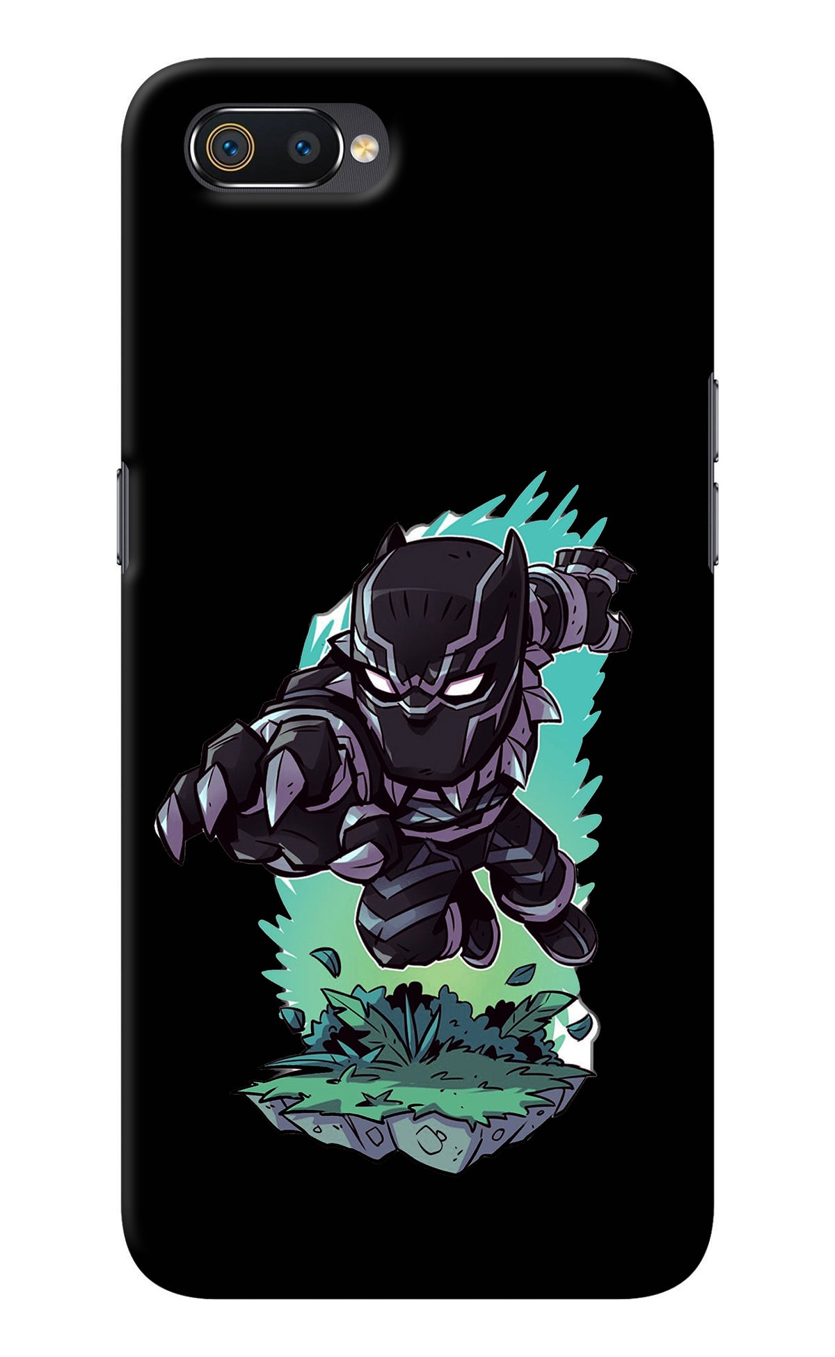 Black Panther Realme C2 Back Cover