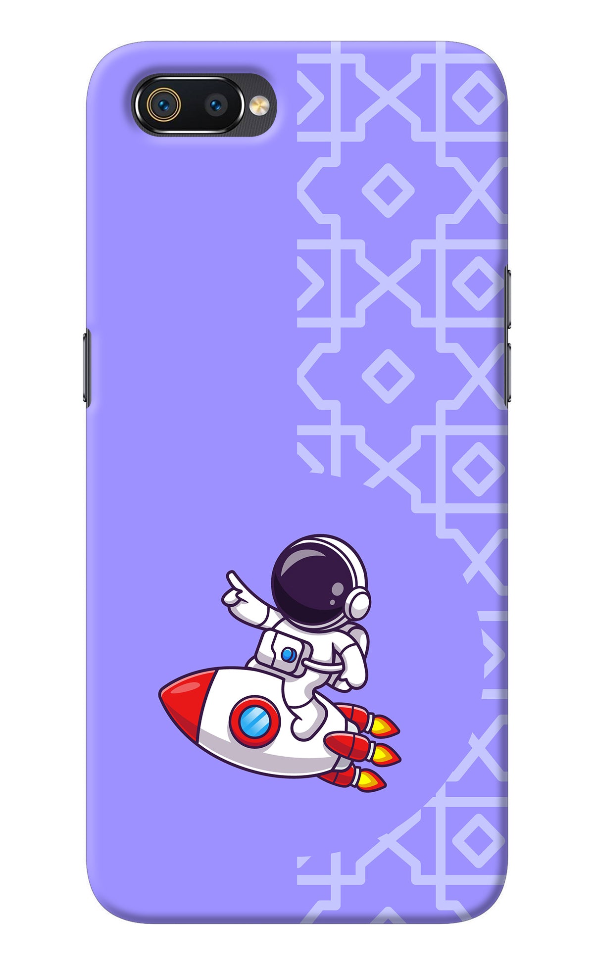 Cute Astronaut Realme C2 Back Cover