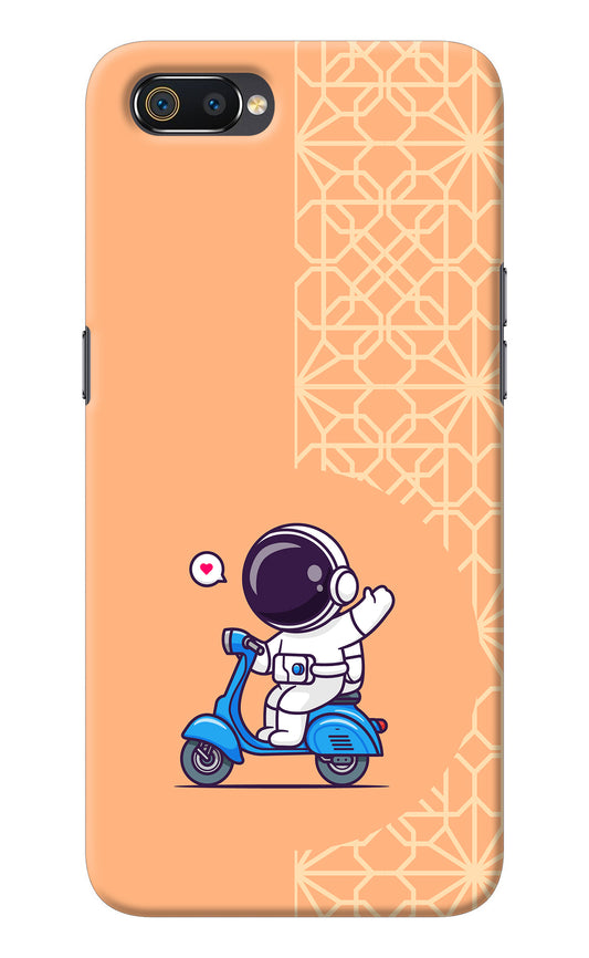 Cute Astronaut Riding Realme C2 Back Cover