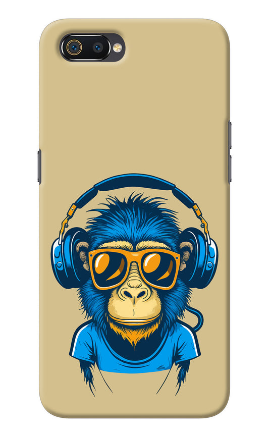 Monkey Headphone Realme C2 Back Cover