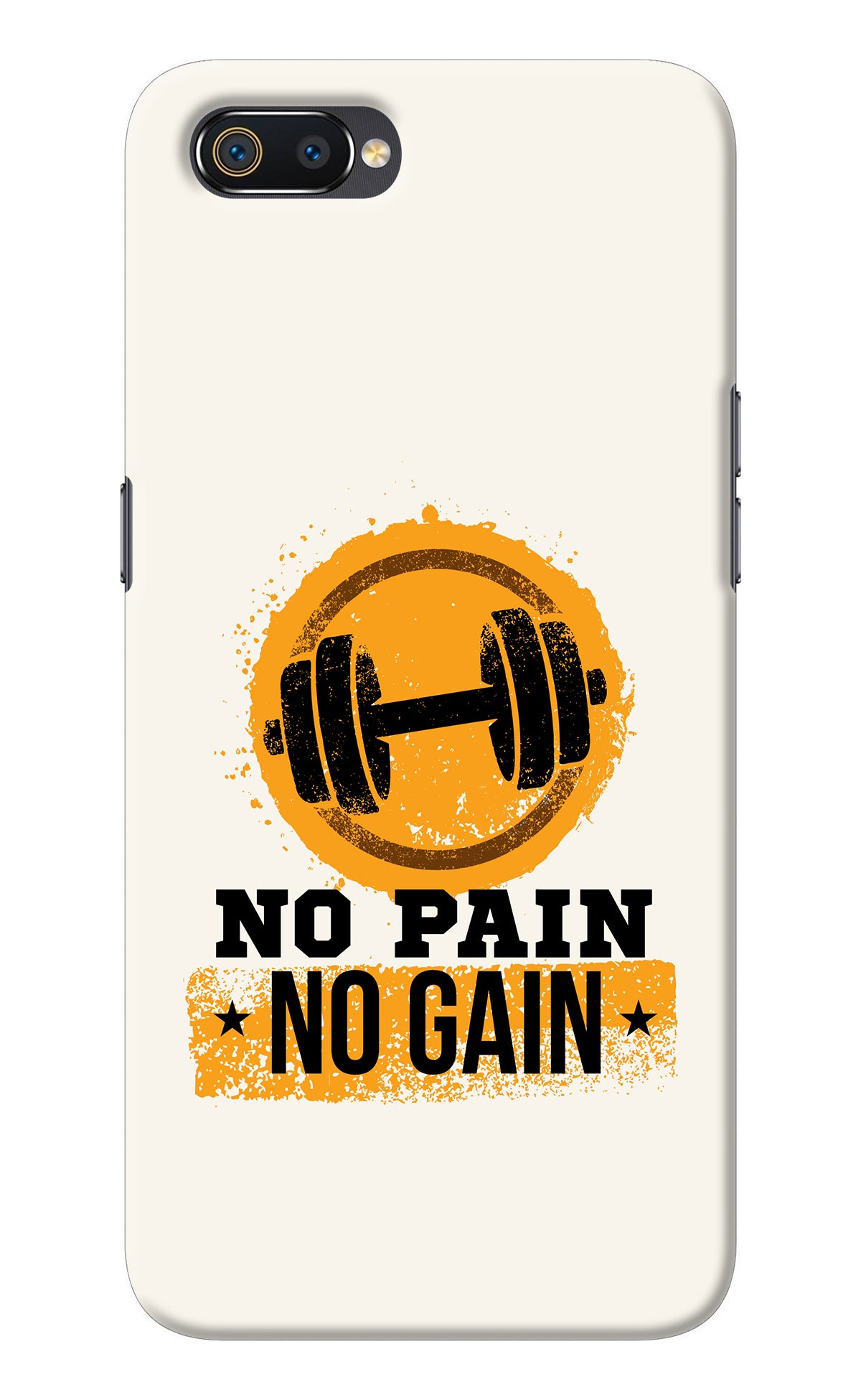 No Pain No Gain Realme C2 Back Cover