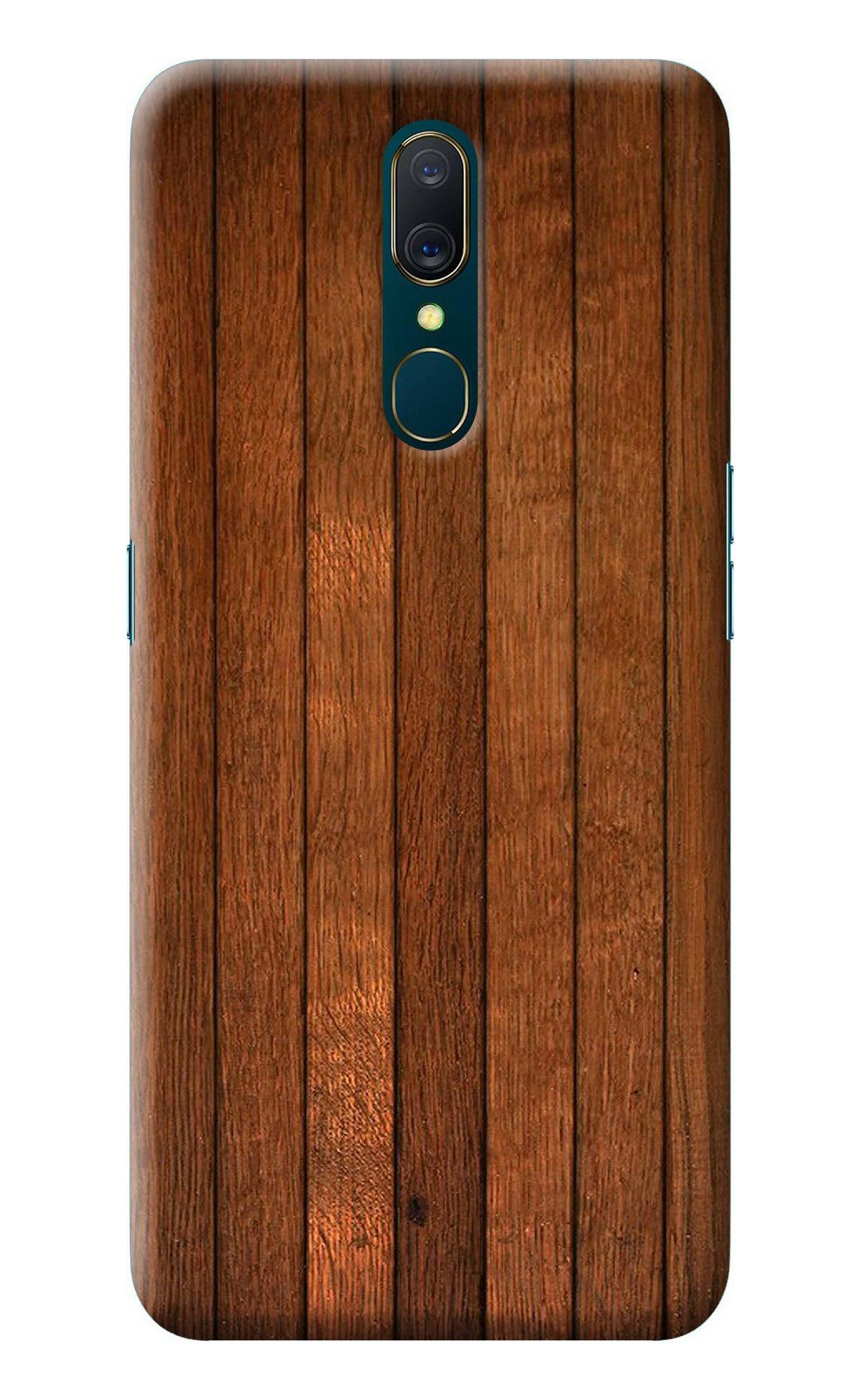 Wooden Artwork Bands Oppo A9 Back Cover