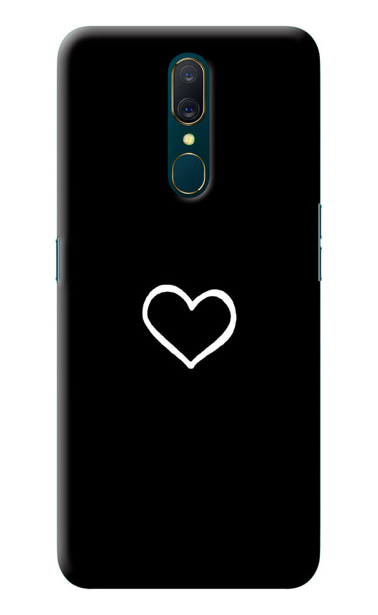 Heart Oppo A9 Back Cover