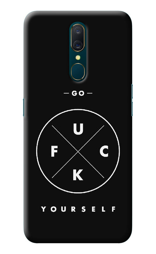 Go Fuck Yourself Oppo A9 Back Cover