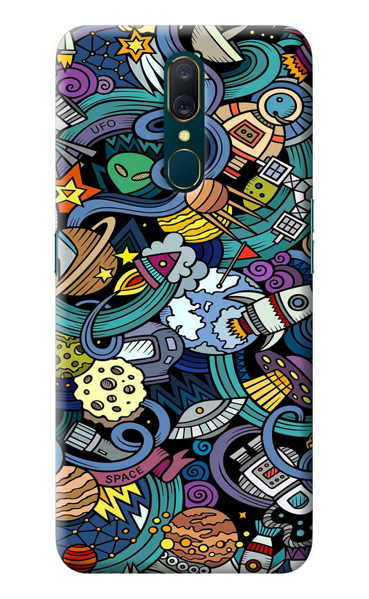 Space Abstract Oppo A9 Back Cover