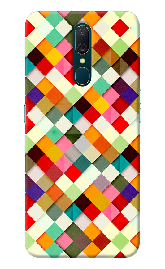 Geometric Abstract Colorful Oppo A9 Back Cover