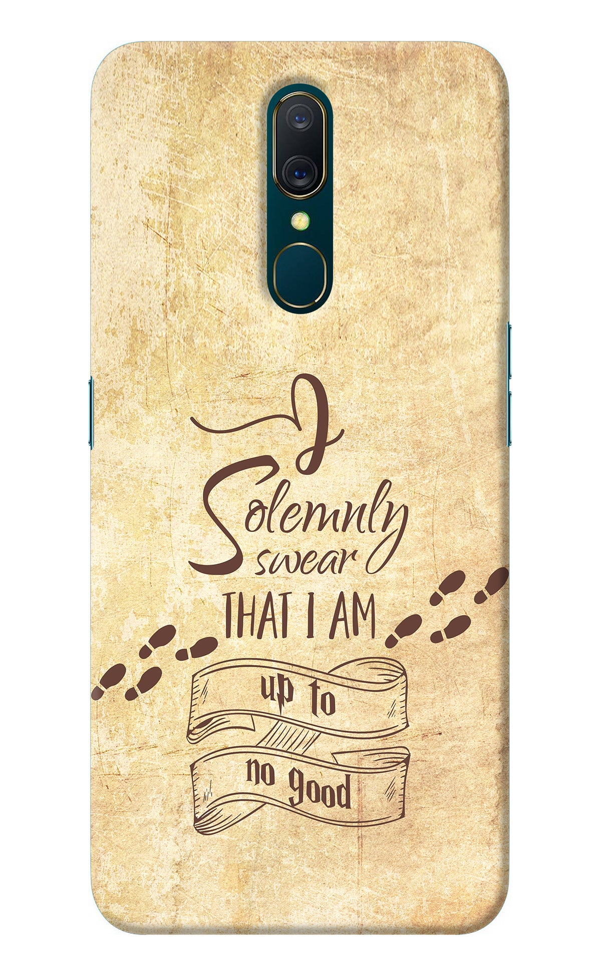 I Solemnly swear that i up to no good Oppo A9 Back Cover