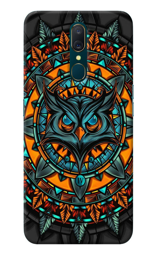 Angry Owl Art Oppo A9 Back Cover