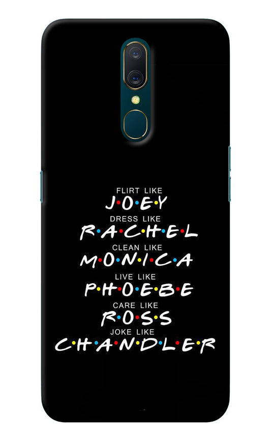 FRIENDS Character Oppo A9 Back Cover