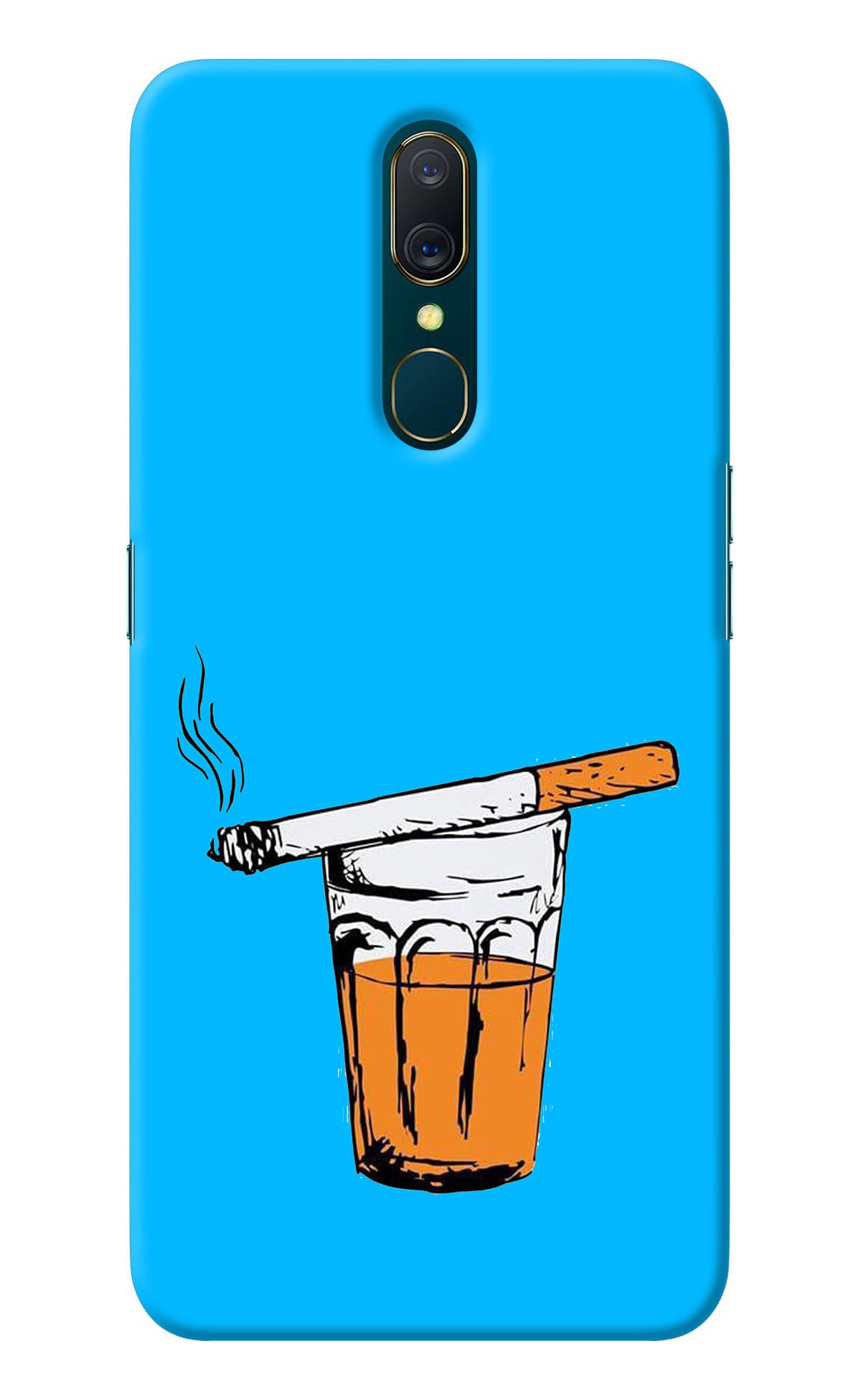 Chai Sutta Oppo A9 Back Cover