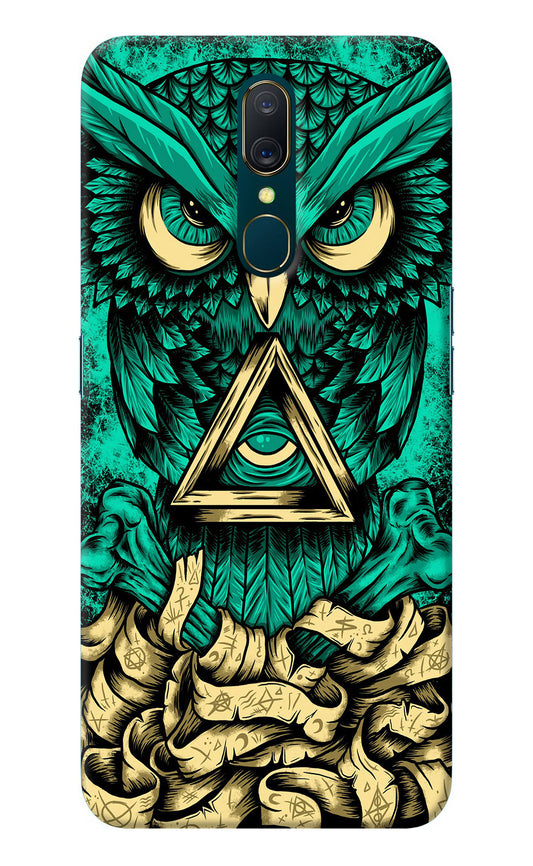 Green Owl Oppo A9 Back Cover