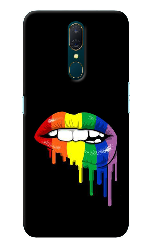 Lips Biting Oppo A9 Back Cover