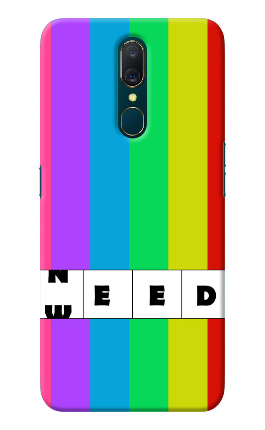 Need Weed Oppo A9 Back Cover