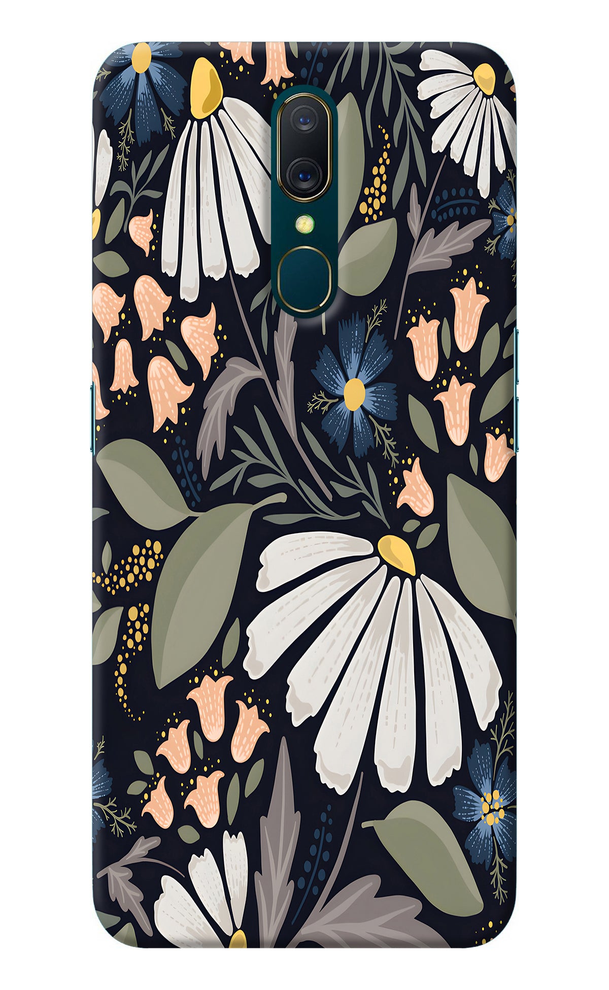 Flowers Art Oppo A9 Back Cover