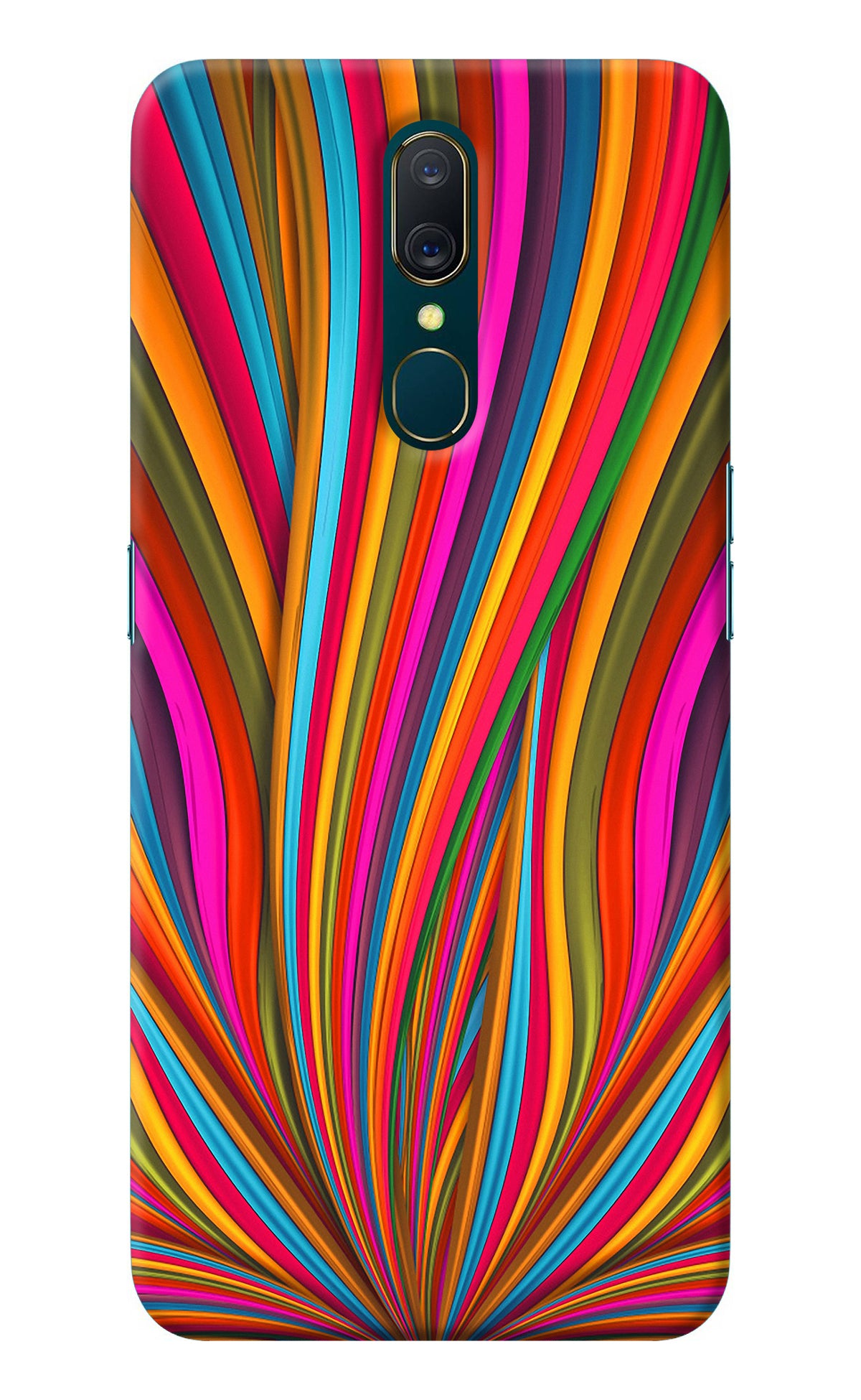 Trippy Wavy Oppo A9 Back Cover