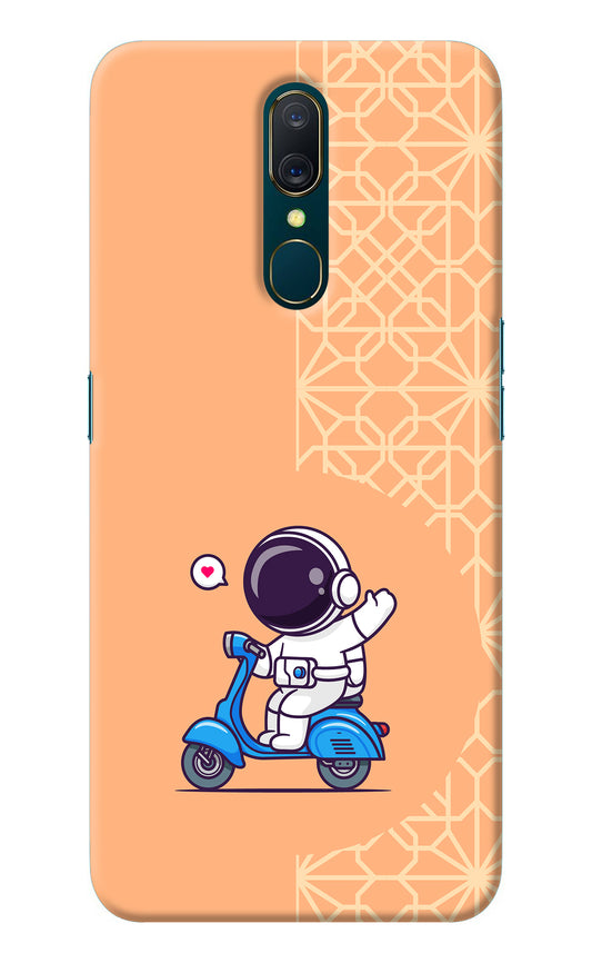 Cute Astronaut Riding Oppo A9 Back Cover