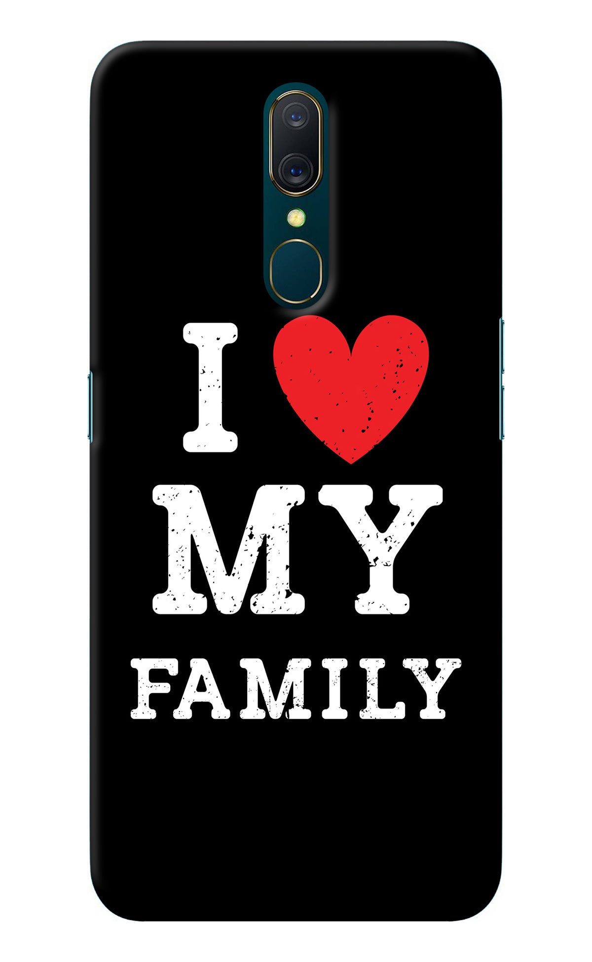 I Love My Family Oppo A9 Back Cover