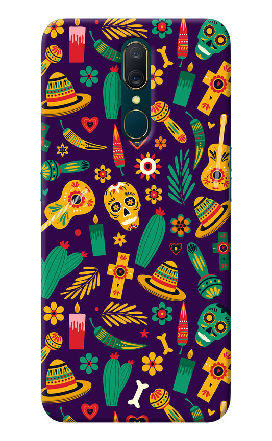 Mexican Artwork Oppo A9 Back Cover