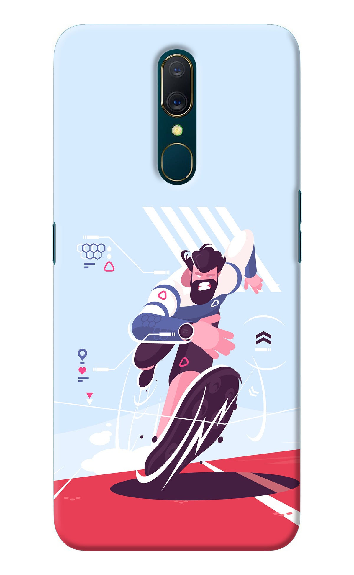 Run Pro Oppo A9 Back Cover