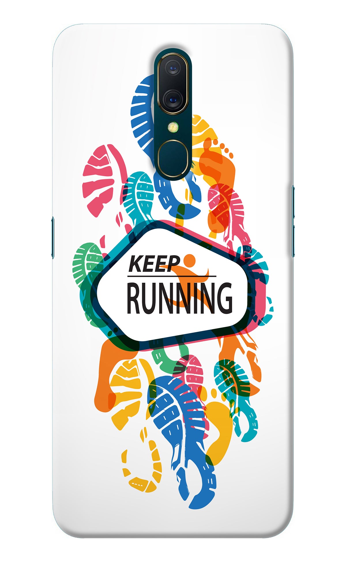 Keep Running Oppo A9 Back Cover