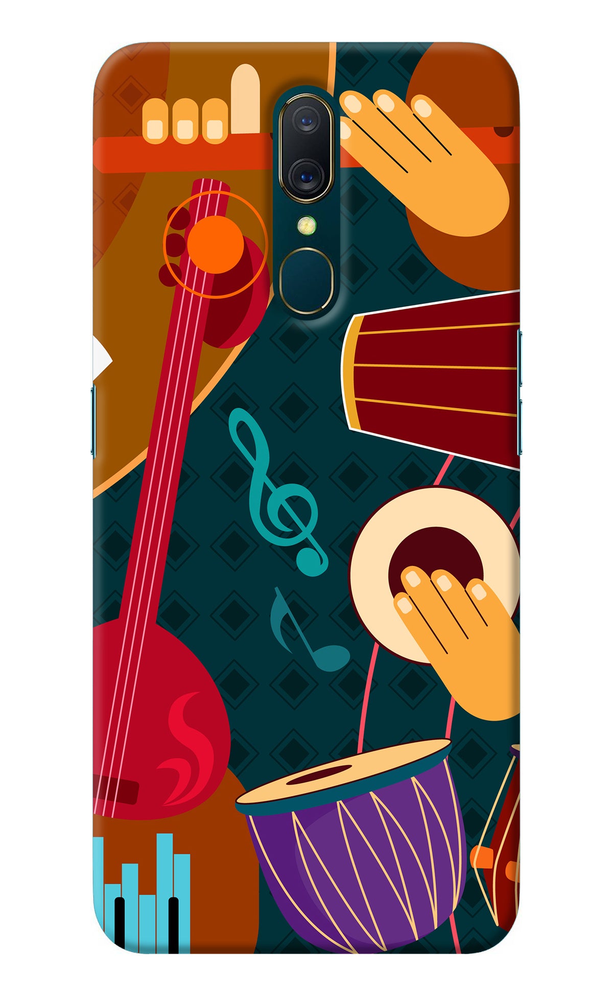 Music Instrument Oppo A9 Back Cover