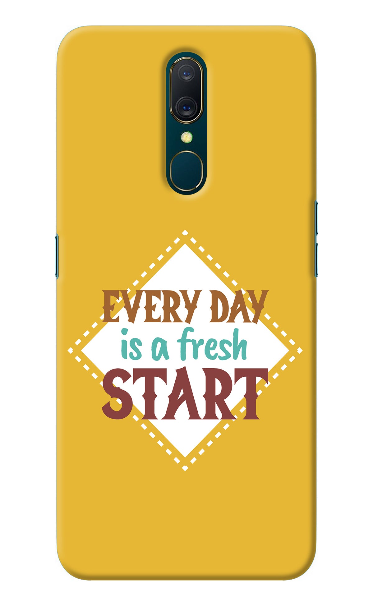Every day is a Fresh Start Oppo A9 Back Cover