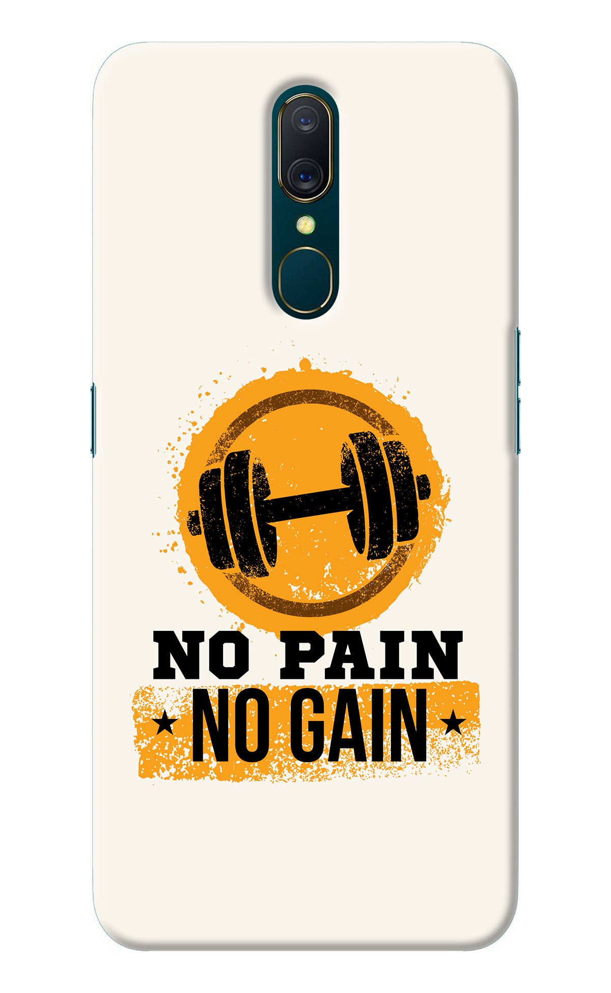 No Pain No Gain Oppo A9 Back Cover