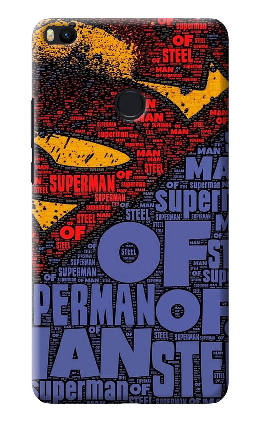 Superman Mi Max 2 Back Cover
