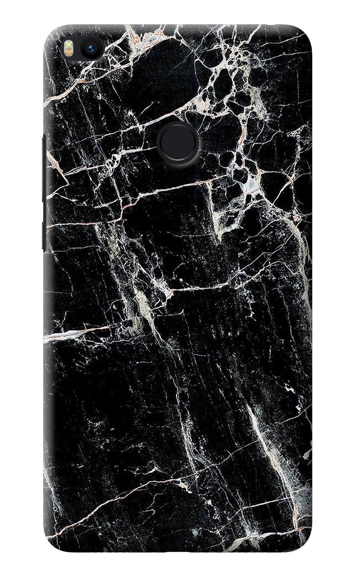 Black Marble Texture Mi Max 2 Back Cover