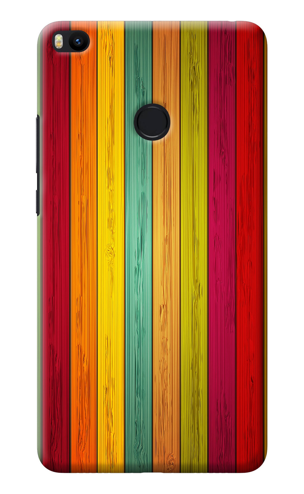 Multicolor Wooden Mi Max 2 Back Cover