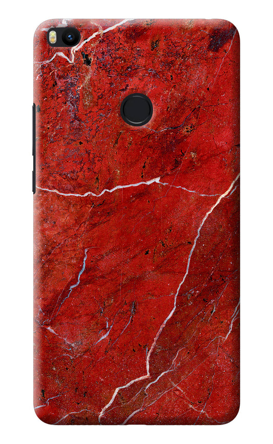 Red Marble Design Mi Max 2 Back Cover
