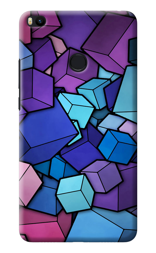 Cubic Abstract Mi Max 2 Back Cover