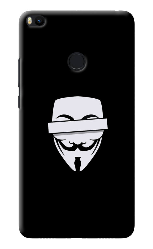 Anonymous Face Mi Max 2 Back Cover