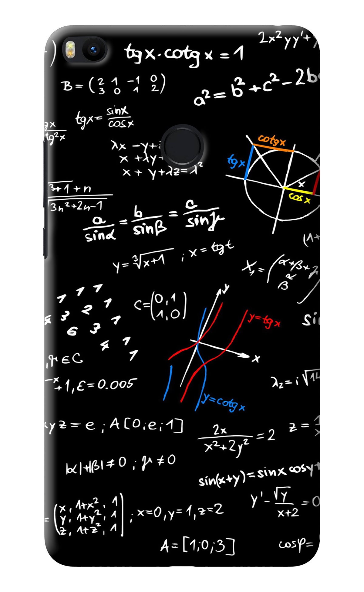 Mathematics Formula Mi Max 2 Back Cover