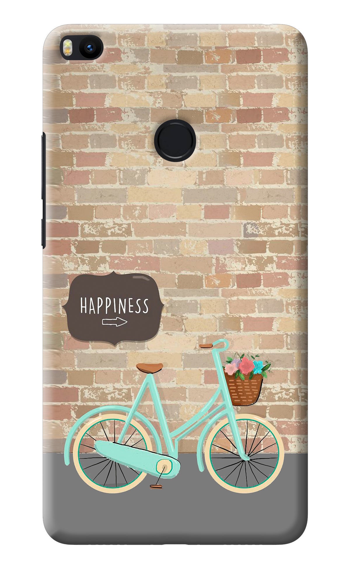 Happiness Artwork Mi Max 2 Back Cover