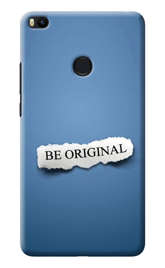 Be Original Mi Max 2 Back Cover