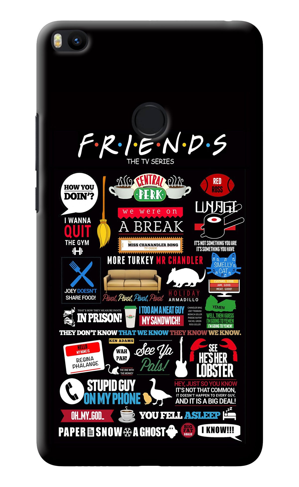 FRIENDS Mi Max 2 Back Cover