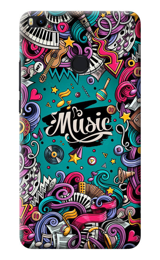 Music Graffiti Mi Max 2 Back Cover