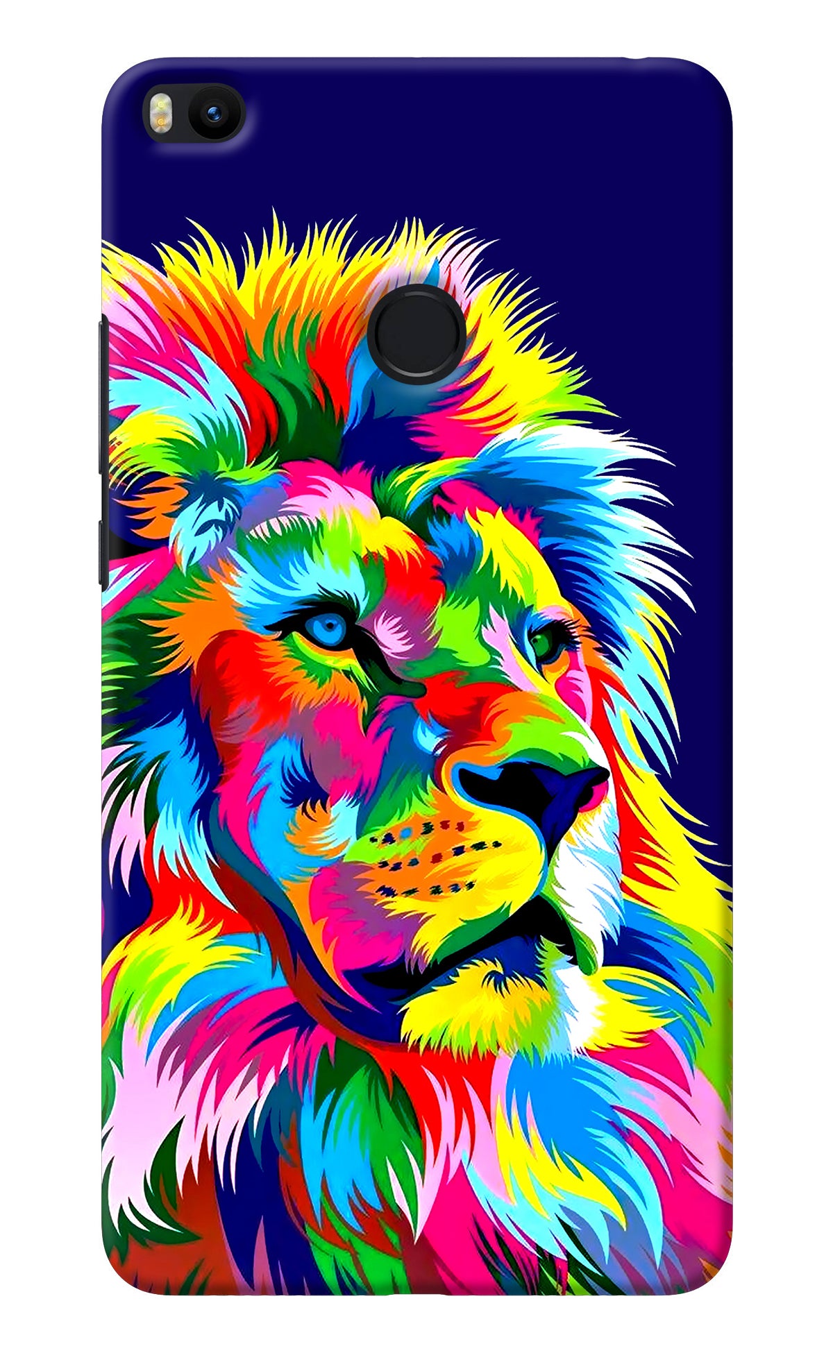 Vector Art Lion Mi Max 2 Back Cover