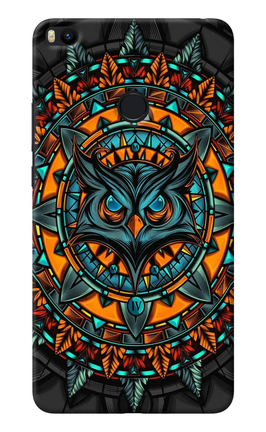 Angry Owl Art Mi Max 2 Back Cover