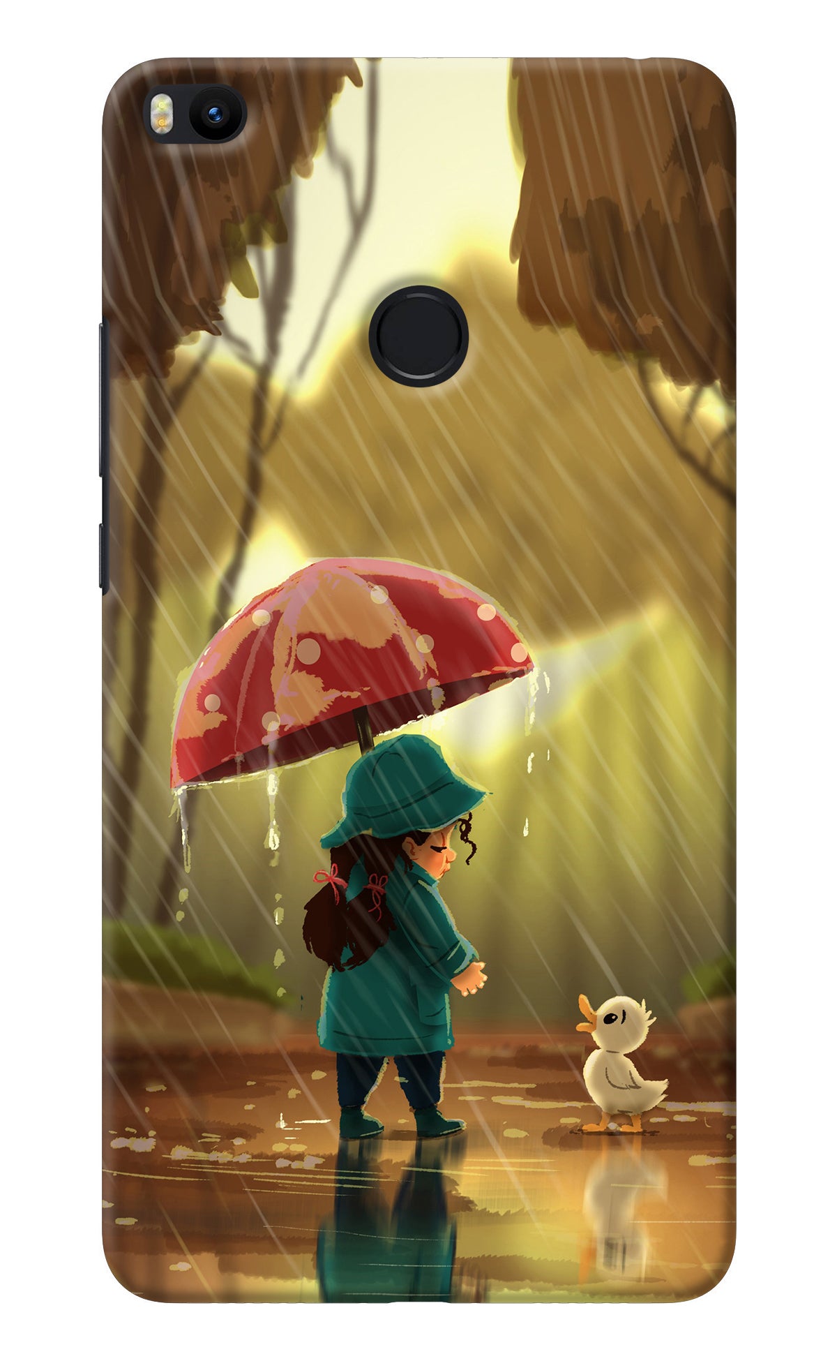 Rainy Day Mi Max 2 Back Cover